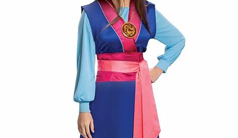 Mulan Blue Dress Costume for Women