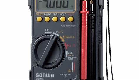 Multimeter Digital Sanwa SANWA CD800A DIGITAL MULTIMETER, 400MA AC 600V AC