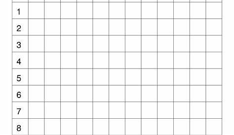 Multiplication Fill In The Blank Worksheet - Free Printable