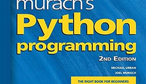 Murach's Python Programming 2Nd Edition Pdf