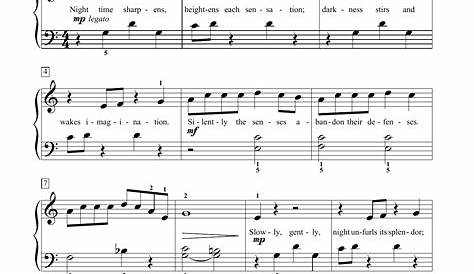 Webber The Music Of The Night (from The Phantom Of The Opera) sheet