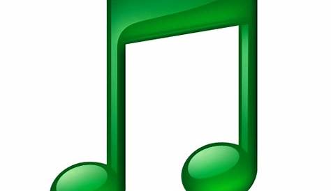 Green musical note icon - Free green musical note icons