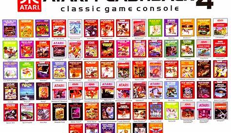 My Arcade Atari Gamestation Pro Game List