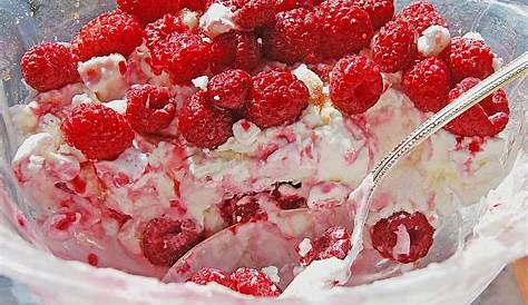 leckeres Himbeer-Mascarpone-Quark Dessert - Viola's Blog