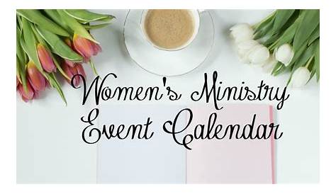 Women’s Ministry Fall Calendar