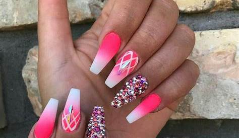 Nail Designs For Neon Pink Fishing