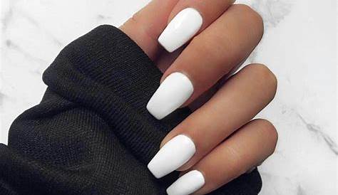 Nails White Design 80+ Trendy Acrylic Ideas To Try Page 31 Of