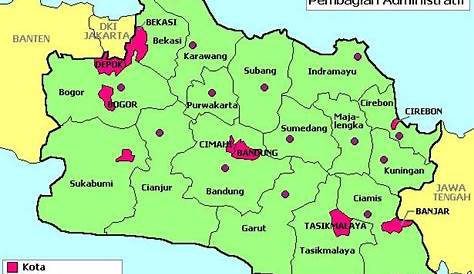 Daftar 27 Nama Kabupaten/Kota di Jawa Barat Lengkap | Peta, Gambar