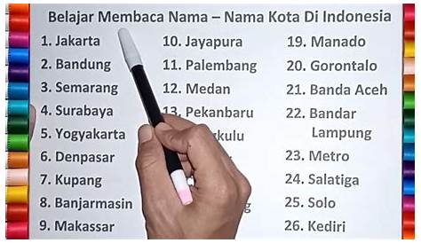 Daftar Nama-nama Kota di Indonesia beserta Fakta Uniknya | Diadona.id