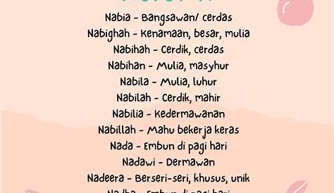 Nama Nama Anak Perempuan Moden Dalam Islam Dan Ertinya | Blog