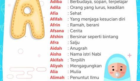 Daftar Nama Bayi Perempuan Islami Dan Artinya