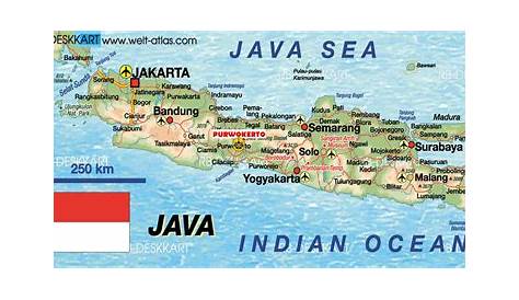 Peta Kota: Peta Pulau Jawa