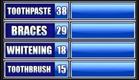 Name Something With Teeth Family Feud