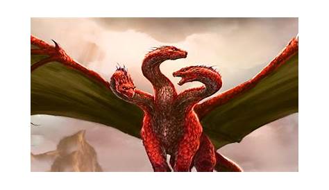 It's a 3 headed dragon! | Types of dragons, 3 headed dragon, Dragon