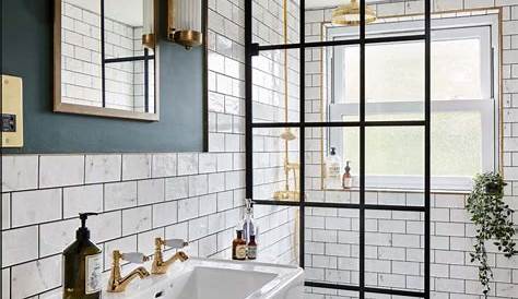 Tiny shower room. Glass mosaic walls. | Ensuite bathroom designs