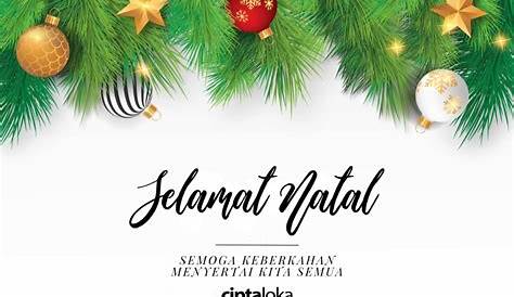 Natal Vector Hd PNG Images, Selmat Natal Dan Tahun Baru In Bahasa
