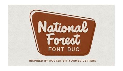 National Forest Font Download - Fonts Empire