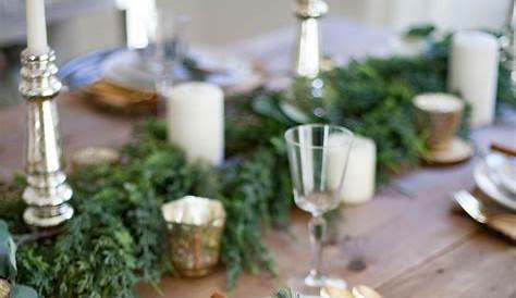 Natural Christmas Tablescape