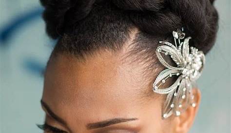 Natural Hair Updo Wedding Bridal s For By Dionne Smith