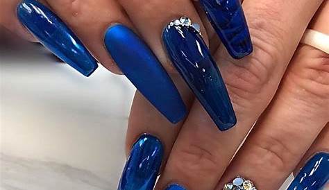 Navy Blue Valentines Nails 40 Day To Try In 2023 Nail Designs