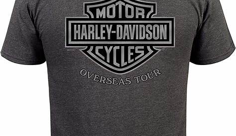 Navy Harley Davidson T Shirt