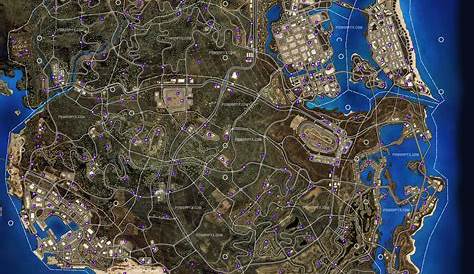 Karte der großen Spielwelt von Need for Speed Heat offenbar geleakt