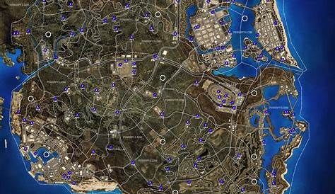 Need for Speed Heat Collectible & Activity Locations Map