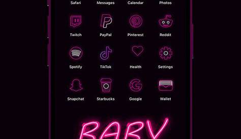 Neon Pink App Icons: Free And Fabulous