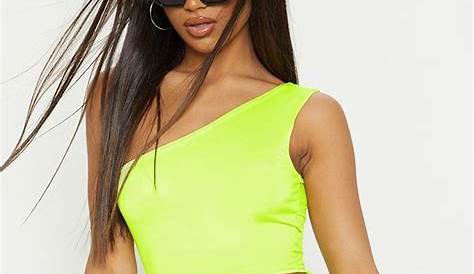 Neon Womens Clothes Feditch Solid One Shoulder Dress Female Sleeveless Sexy Mini