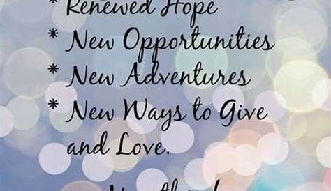 New Beginning New Year Hope Quotes