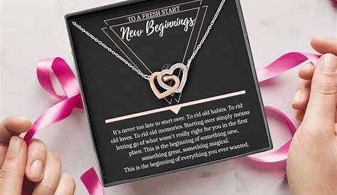 New Beginnings Gift For Her New Beginnings Necklace Divorcee Etsy