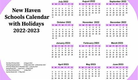 New Haven School Calendar 20212024 2024 Calendar Printable