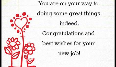 145+ Best Wishes for New Job & Congratulations Messages, Quotes
