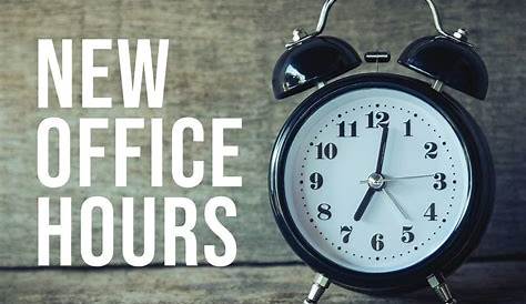 New Office Hours Images Summer 2019 St Patrick's Catholic School