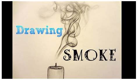 How to draw * SMOKE * with a pencil - YouTube