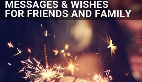 New Year's Eve 2024 Messages For Family And Friends