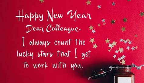 New Year Message Colleagues