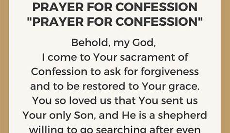 New Year Prayer Of Confession