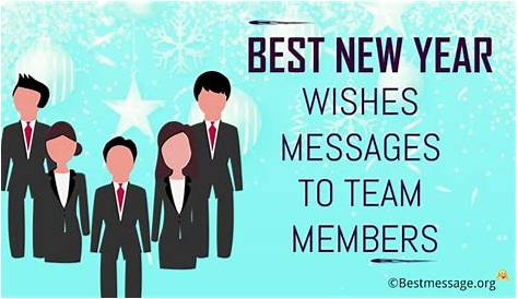 New Year Wish Message To Team