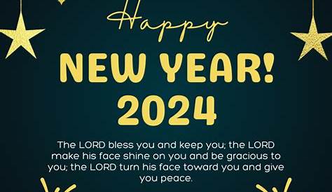 New Year Wishes 2024 Bible Verse