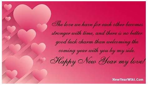 New Year Wishes 2024 For Love Boyfriend