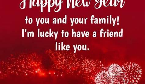 New Year Wishes For Best Friend In English
