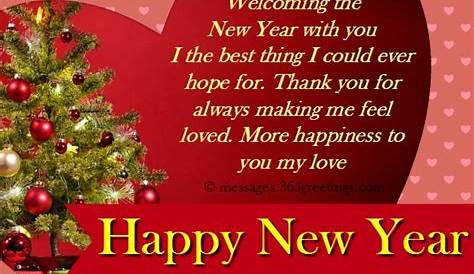 Happy New Year Wishes for Boyfriend Happy new year quotes, Happy new
