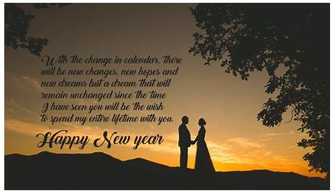 New Year Wishes For Long Distance Husband
