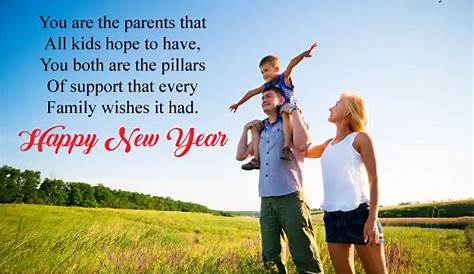 New Year Wishes For Parents