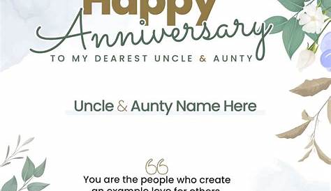 New Year Wishes For Uncle And Aunty