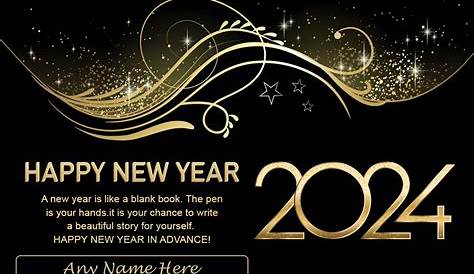 New Year Wishes Name Editor