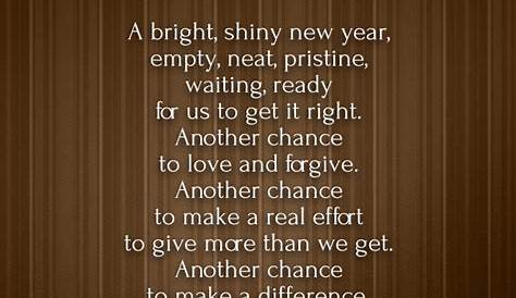 New Year Wishes Poem In English