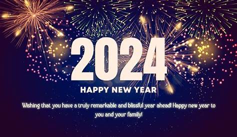 New Year Wishes Poster 2024