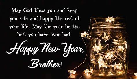 New Year Wishes To Brother